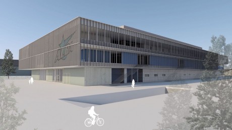 Kezdődik a sportcsarnok és kollégium építése a Corvinus mögött